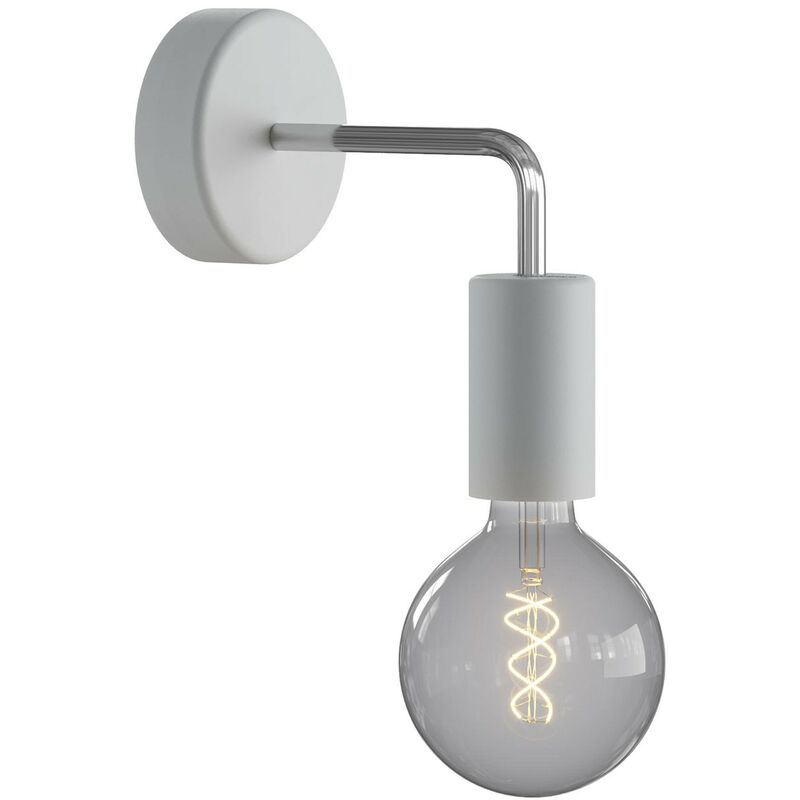 

Fermaluce EIVA ELEGANT con extensión en L, rosetón y portalámparas estanco IP65 | Sin bombilla - Gris hielo - Gris hielo
