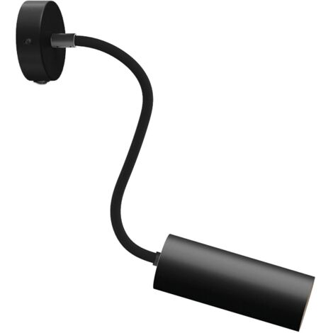Fermaluce Flex 30 lampe avec mini rosace avec interrupteur et spot Tub-E14 avec abat-jour