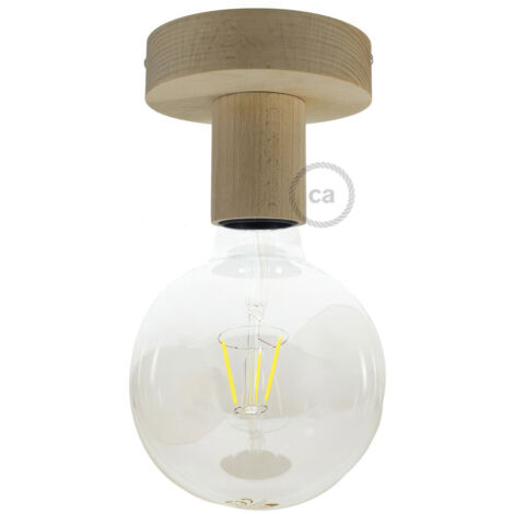 Fermaluce Wood S, applique ou plafonnier en bois