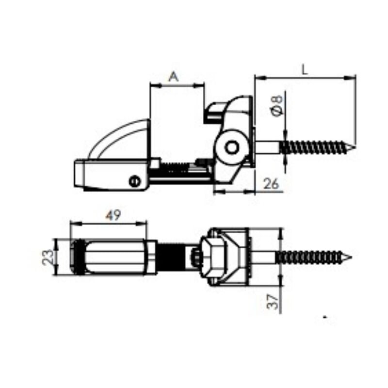 Image of Torbel - fermapersiana automatico nylon regolab. MM.120-142