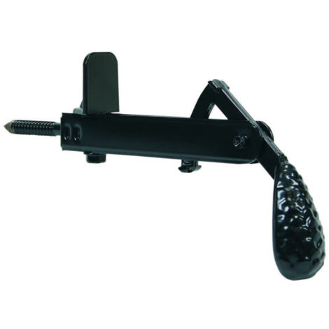 Fermapersiane A Pendolo Con Fermo Fisso - mm.105x55h. verniciato nero