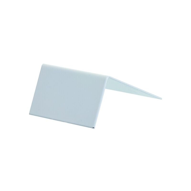 Fermapiastra per profilo portante adattabile 16/32 mm Bianco ral 9010, e: 16/32 mm