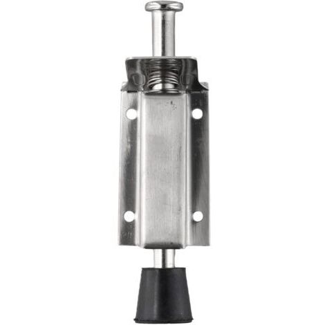 Fermaporta a pedale in acciaio inox, supporto per porta a pavimento, serratura di sicurezza per uso domestico, ufficio e commerciale (140 mm)