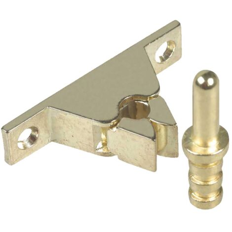 FERMAPORTA A PINZA nichelato