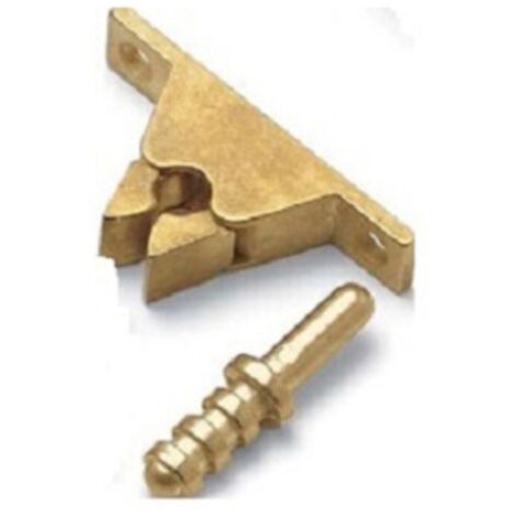 FERMAPORTA A PINZA OTTONATO