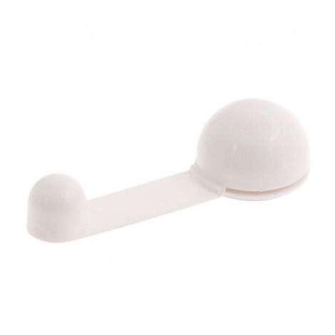 Fermaporta adesivo con fermo bianco
