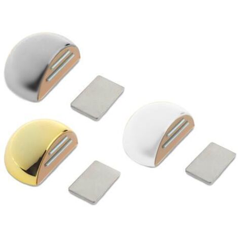 FERMAPORTA ADESIVO MAGNETICO BIANCO