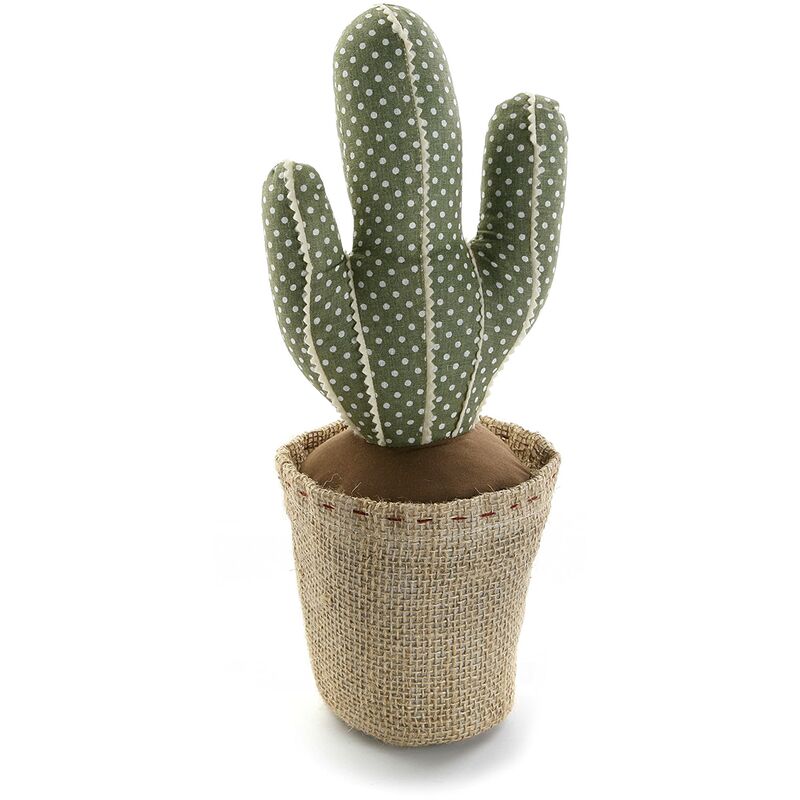 Image of Versa - 20270119 Fermaporta Cactus, Tessuto, Multicolore, 12x12x34 cm