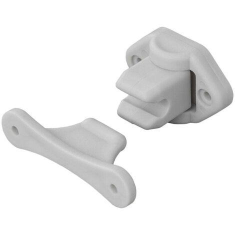 Fermaporta con cerniera in 2 parti grigio per roulottecamper