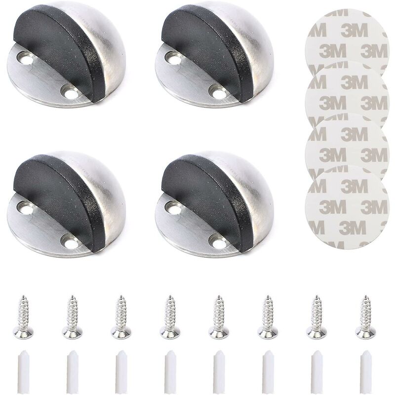 Fermaporta da 4 pezzi, fermaporta da pavimento in