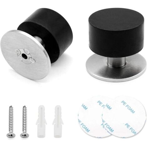 fermaporta da pavimento, paracolpi solidi e pratici per porte e pareti, con viti e retro adesivo.