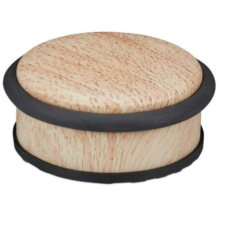 Fermaporta in effetto legno