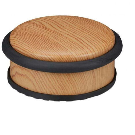 Fermaporta in effetto legno