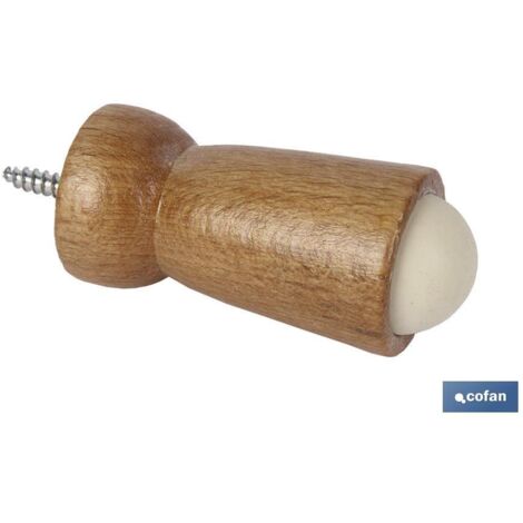 Fermaporta in legno 60 mm