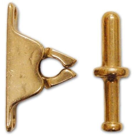 Fermaporta in Ottone Bronzato a Pinza