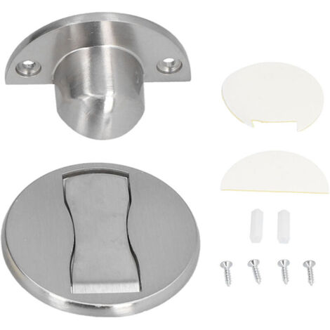Fermaporta magnetico, fermaporta, chiusura magnetica per porta, chiusura per porta in acciaio inossidabile, fermaporta magnetico, nessuna perforazione richiesta, staffa fermaporta per miglioramento po