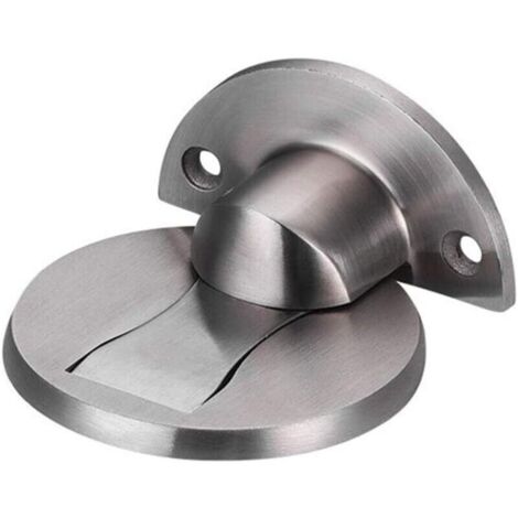 Fermaporta magnetico in acciaio inox 304, supporto per porta per casa, hotel, ristorante, ufficio - argento spazzolato