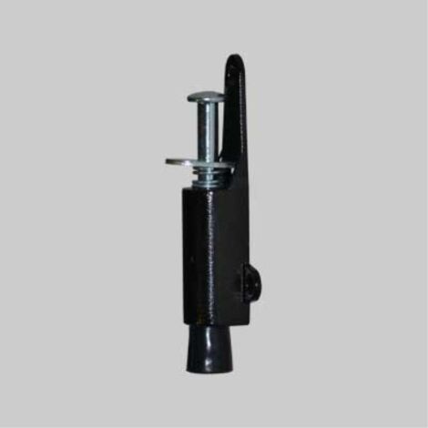 Fermaporte a pedale 12 cm - argento