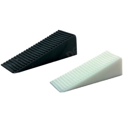 Fermaporte adesivo a cuneo plastica noce cf=pz 100