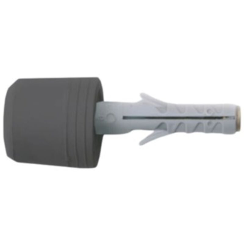 Fermaporte In Gomma +tassello .neri Nylon P4 9/20x25