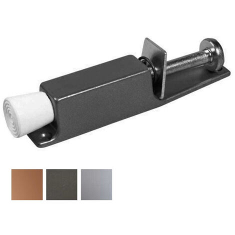 Fermaporte Pedale Lega Bronzato Mm 130X25 Ibfm