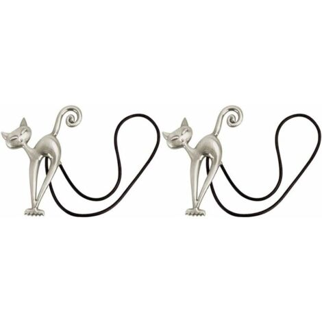 Fermatende magnetici per tende da 2 pezzi, fermatende magnetici, fermatende con bellissimi motivi a gatto, accessori per tende per casa, soggiorno, camera da letto, ufficio