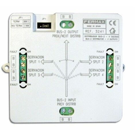 FERMAX 3241  Distribuidor/aislador 4 salidas BUS2