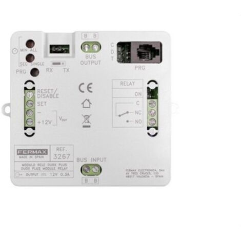 FERMAX 3267  Relais DUOX PLUS pour installations DUOX PLUS configurables