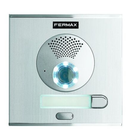 FERMAX 40708  CITY S1 CP101 DUOX PLUS Paneel aus eloxiertem Aluminium für Wohnungen, Türöffnung, Concierge-Ruf