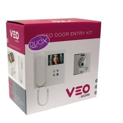 FERMAX 94211  Kit panneau vidéo CITY et moniteur VEO DUOX PLUS 1L