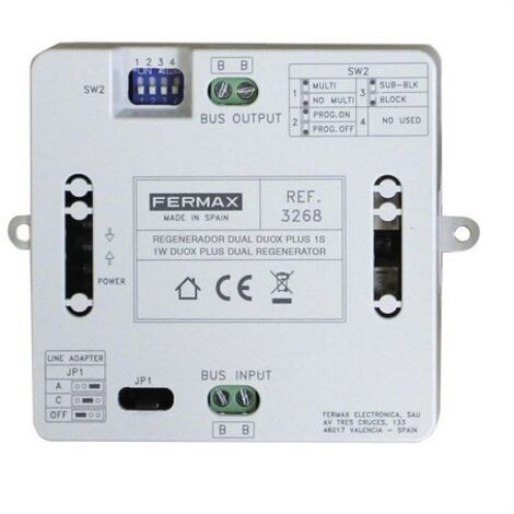 FERMAX3268 DUAL DUOX PLUS 1S Regenerator geschraubt oder Hutschienenmontage