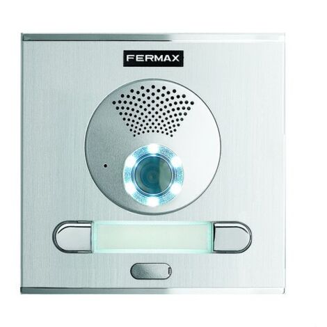 FERMAX40008 CITY S1 CP201 DUOX PLUS-Panel aus eloxiertem Aluminium für Häuser, Türöffnung, Concierge-Ruf
