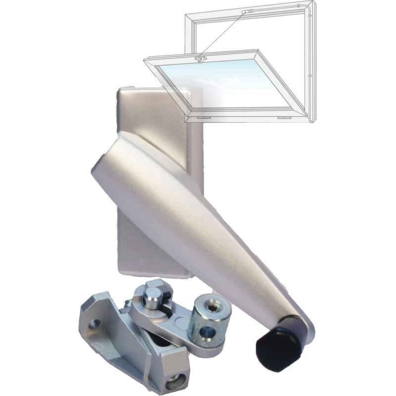 Comtra - Ferme imposte mistral 5 m standard argent BOXMIS050ST