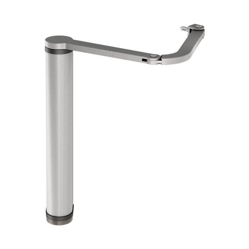 Ferme-portail Gris motorisé venus avec bras articulé, pour portail battant jusqu'à 1.4m Locinox