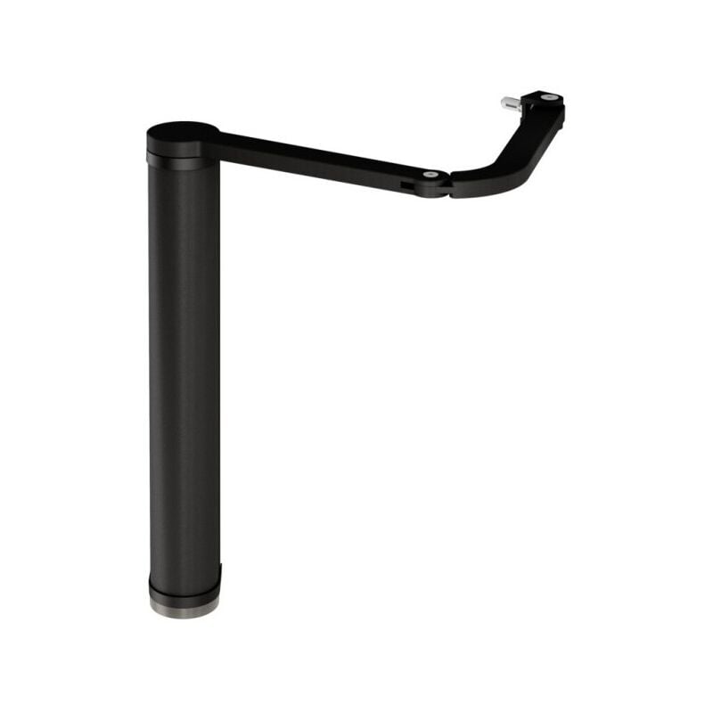 Ferme-portail Noir motorisé venus avec bras à coulisse, pour portail battant jusqu'à 1.4m Locinox