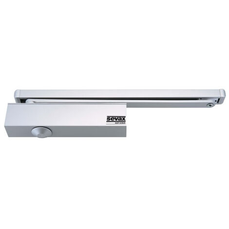Ferme-porte à came - - Bras à glissière F2 à 4 Argent SEVAX - ESV7192