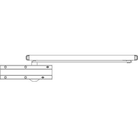 Ferme-porte à came - - Bras à glissière F3 Blanc SEVAX - ESV7191B