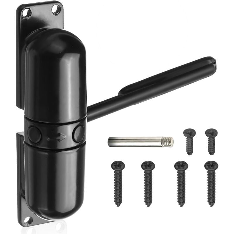 SNQ - Ferme Porte à Ressort en Acier Massif Hydraulique Réglable Ressort de Traction Fermeture Automatique pour Maison Magasin Bureau