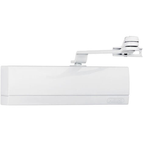 Ferme-porte - ABUS - AC6124 W - Fermeture silencieuse et sûre pour bureaux et appartements jusqu'a 1,10 m - Max 80 kg - Ajustab
