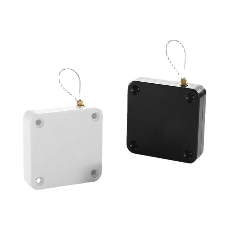 Ferme-porte automatique 4 pièces, ferme-porte à détection automatique avec cordon de traction