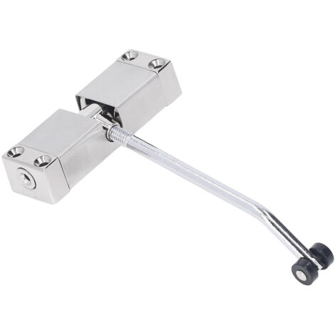 Ferme-porte automatique à ressort en aluminium moulé avec butée en acier laminé à froid pour porte d'hôtel en bois