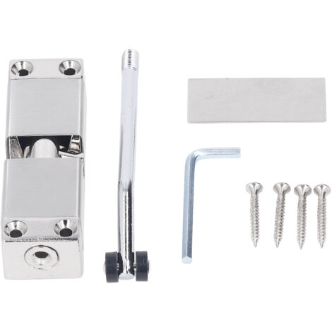 Ferme-porte Automatique Muet, Ferme-porte Automatique à Ressort en Aluminium Moulé à Froid en Acier Laminé à Froid, Quincaillerie de Fermeture de Porte pour Porte D'entrée en Bois de Porte D'hôtel