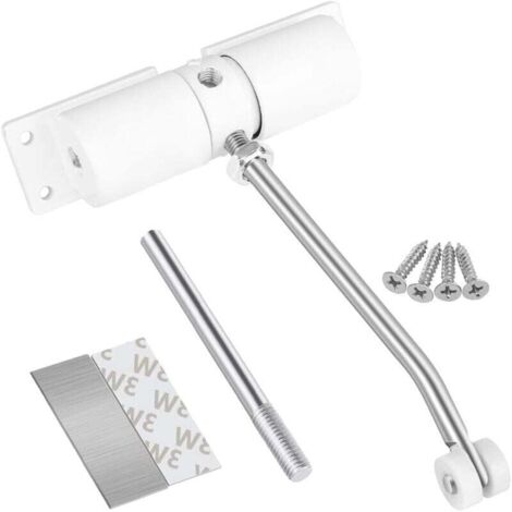 Ferme-Porte Automatique Réglable En Alliage Aluminium Montage Surface Pour Portes Appartement Bureau