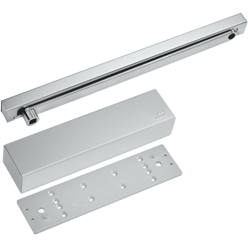 Dorma - Ferme-porte ts 91 pack métal en 4 argent 4500000050101
