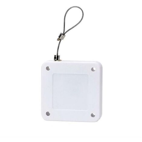 Ferme-porte coulissant - Ferme-porte automatique pour la maison, ferme-porte à ressort - Pièce de ferme-porte - (tension 500 g) Blanc