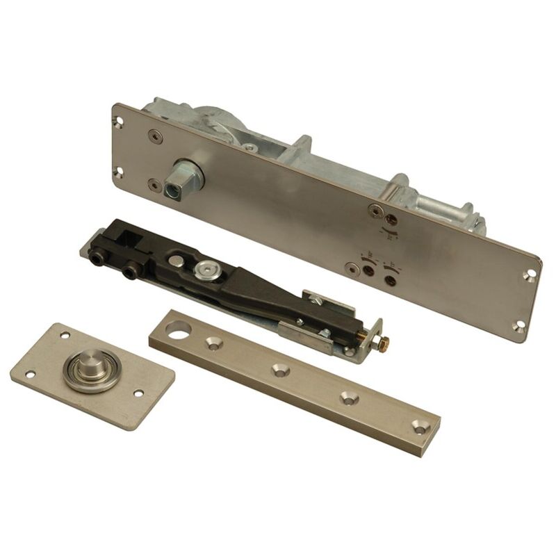 Sevax - Ferme porte encastré Janus linteau sur platine force 4