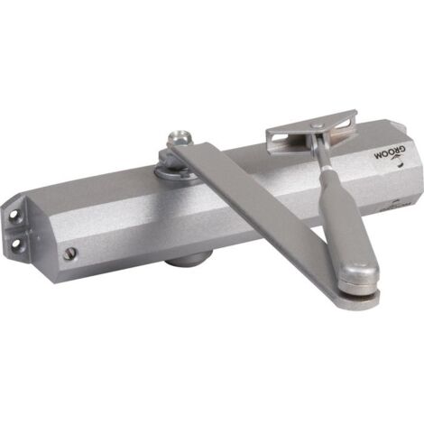 Ferme-porte GR010 Argent à bras compas - Groom - Force 4
