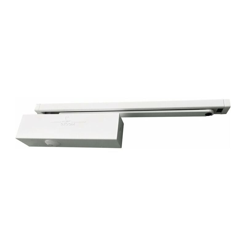 Groom - Ferme porte gr 3400 Anti-vandalisme - Blanc
