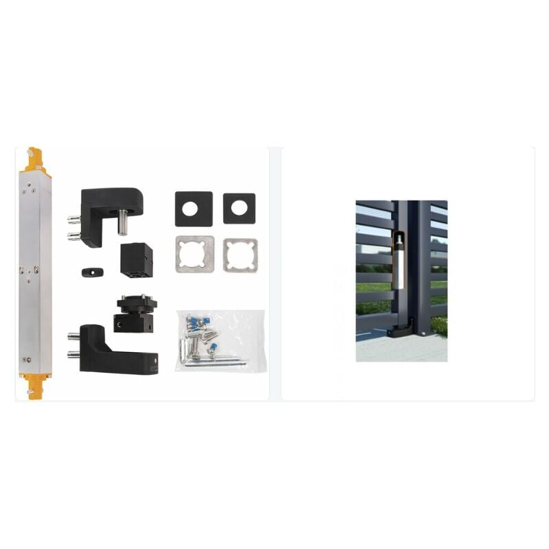 Locinox - 56324 Ferme-portail hydraulique invisible et intégré - Interio