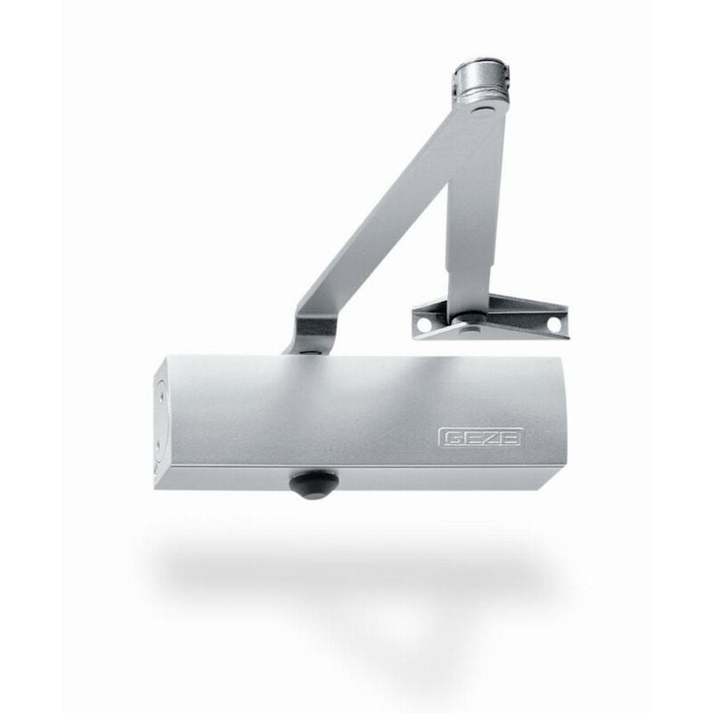 Geze - Ferme-porte TS1500 bras compas - Argent - 114669